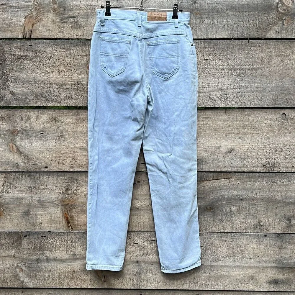 Riders Denim Kid’s Blue Distressed Relaxed Straight Leg Sturdy Jeans Size 16